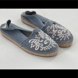 Odd Molly Denim Embroidered Slip On Sneakers Size 41